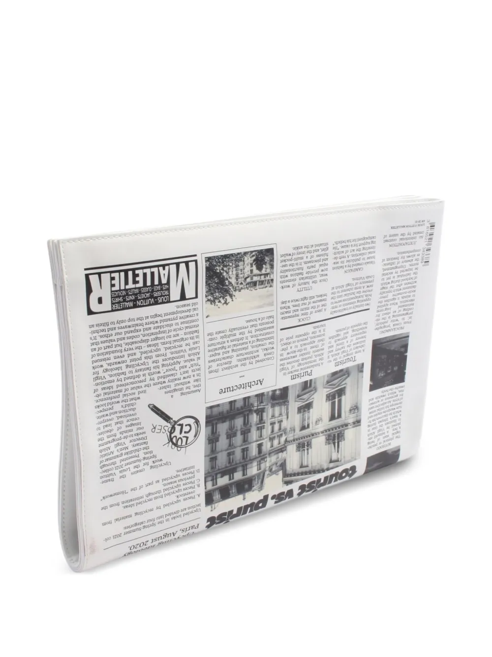 Louis Vuitton Pre-Owned 2010s Everyday LV Newspaper clutch | Pre-Owned | Image 2
