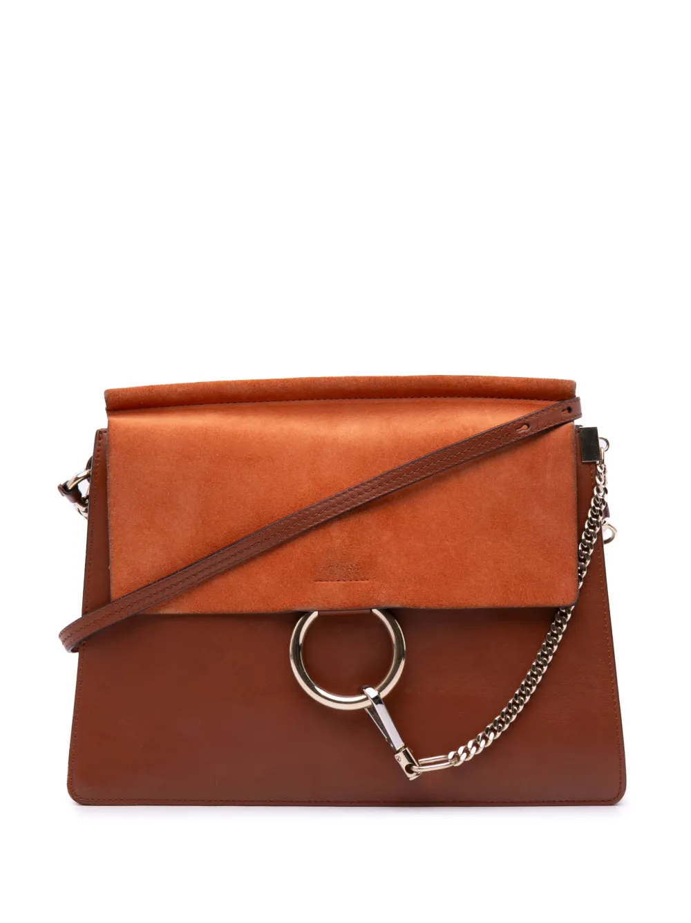 Chloé Pre-Owned 2010-2025 Medium Calfskin Faye shoulder bag - ブラウン Chloé Pre-Owned 2010-2025 Medium Calfskin Faye shoulder bag - ブラウン