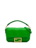 Fendi Pre-Owned 2010-2025 Mini Embossed Zucca Baguette satchel - Green