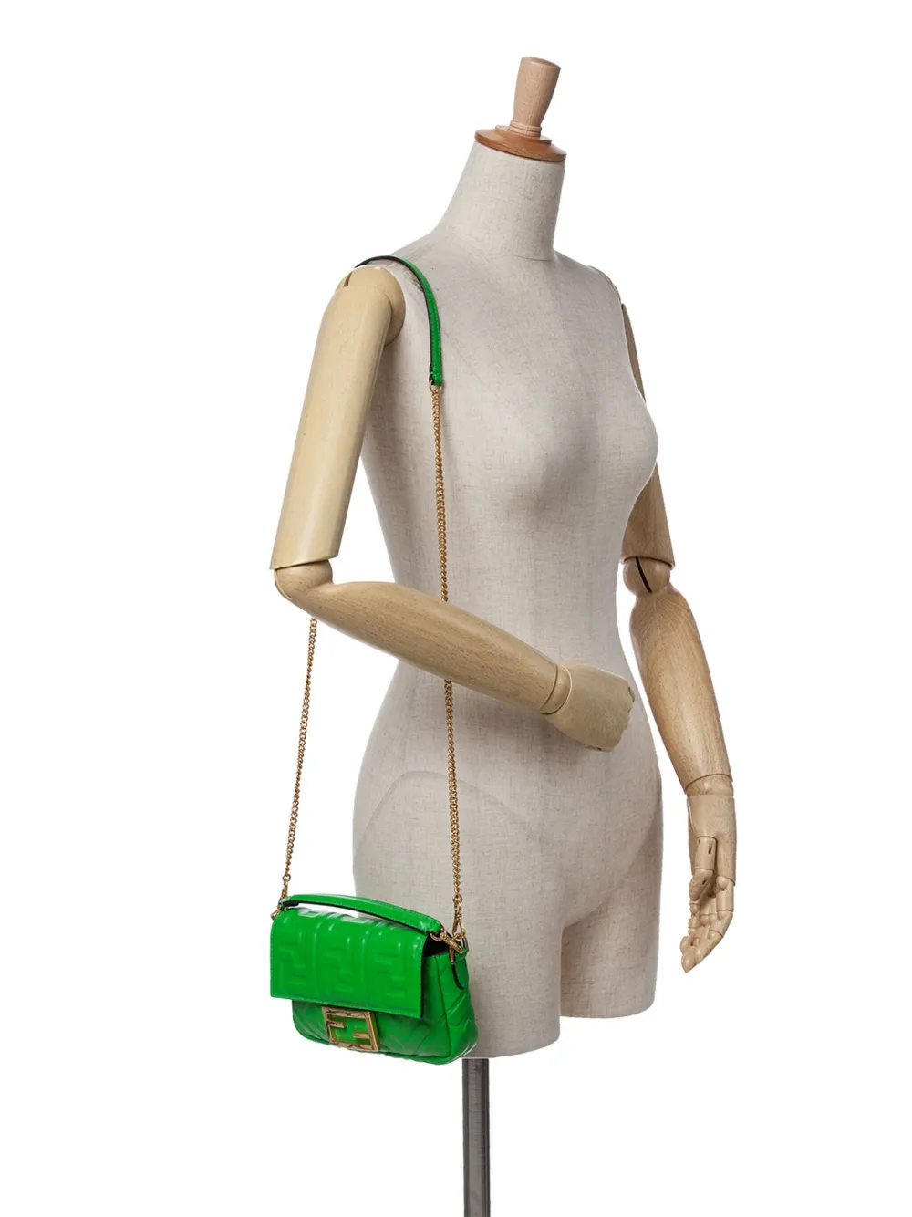 Fendi Pre-Owned 2010-2025 Mini Embossed Zucca Baguette satchel | Pre-Owned | Image 2