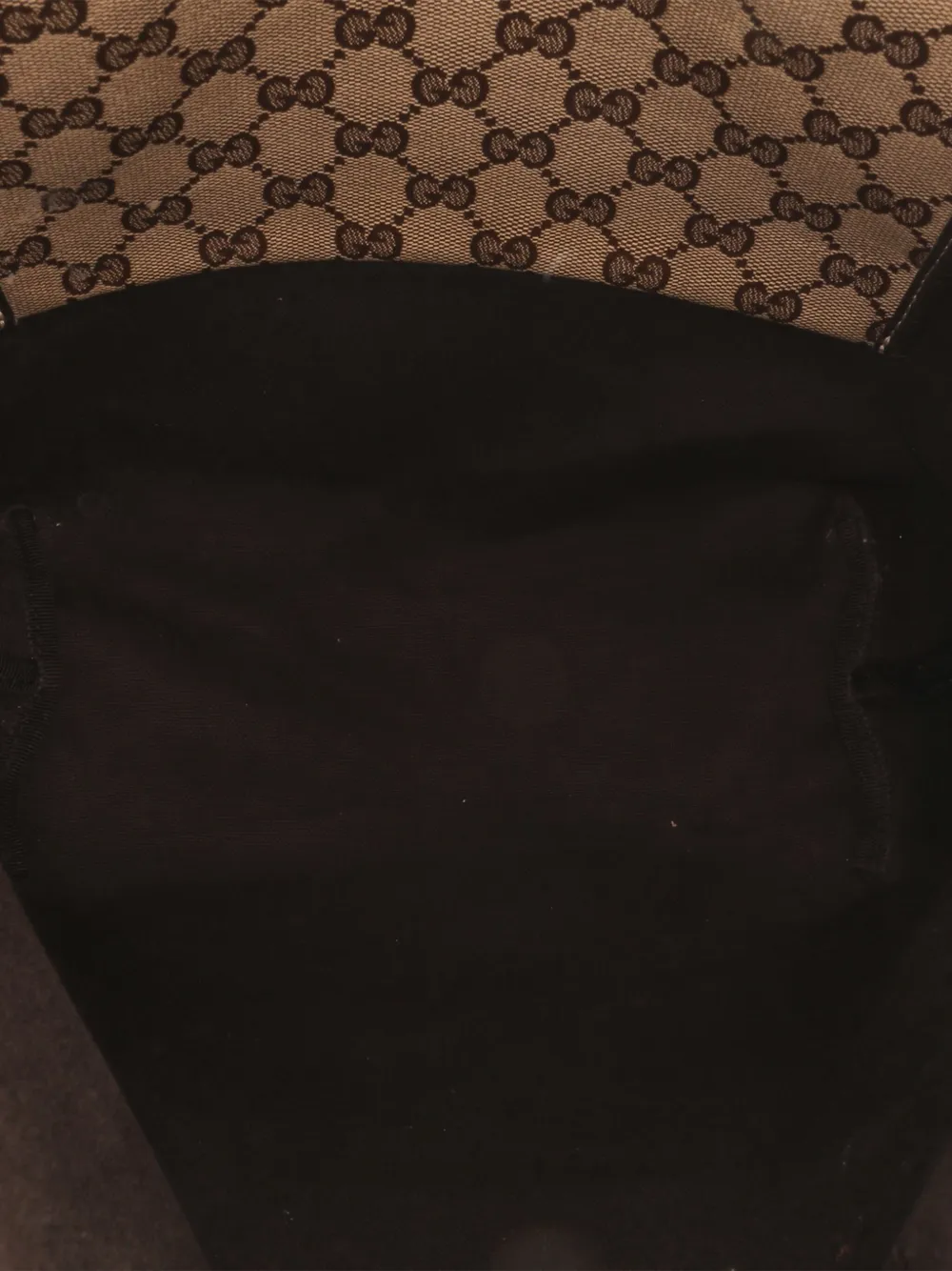 Pre-owned Gucci 2016-2024 Gg Crystal Tote Bag In Brown