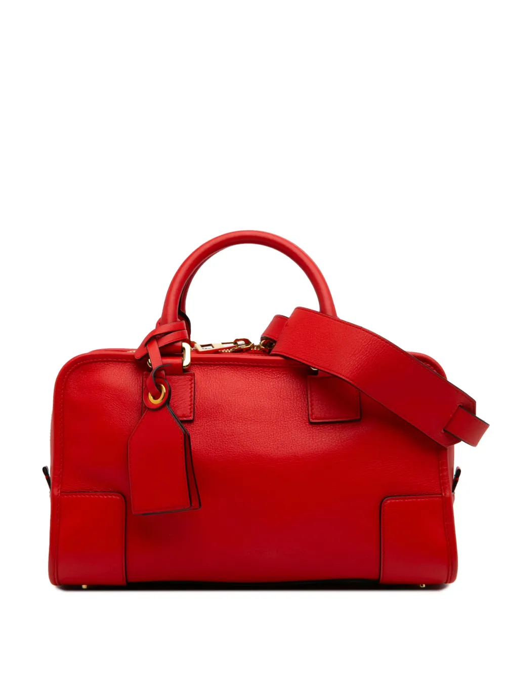 Pre-owned Loewe 2016 Leather Amazona 28 Satchel