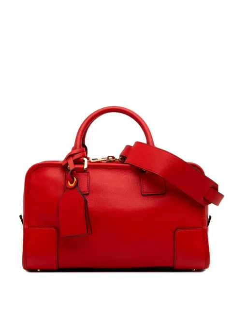 Loewe Pre-Owned 2016 Leather Amazona 28 satchel