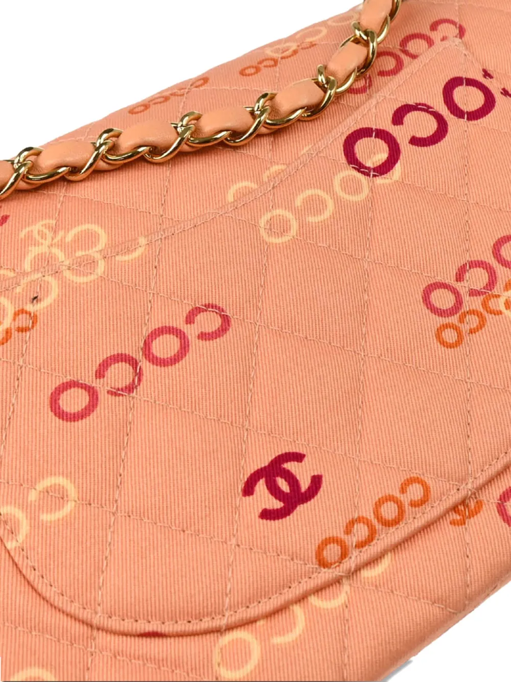 Pre-owned Chanel 2002 Medium Double Flap Shoulder Bag