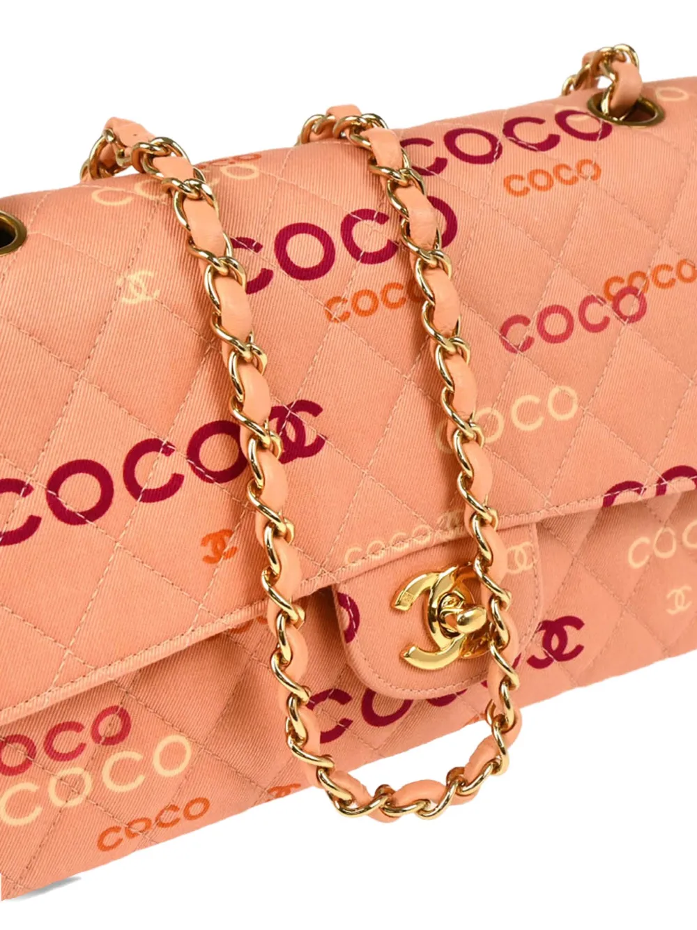 Pre-owned Chanel 2002 Medium Double Flap Shoulder Bag