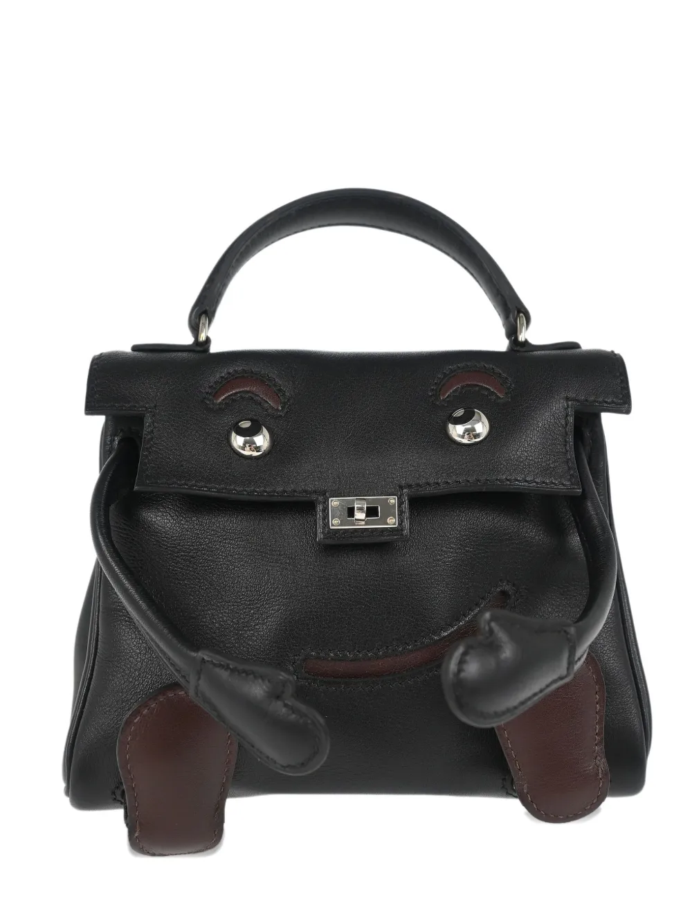 Hermès Pre-Owned 2000 미니 켈리 돌 핸드백 | 블랙 | Image 1