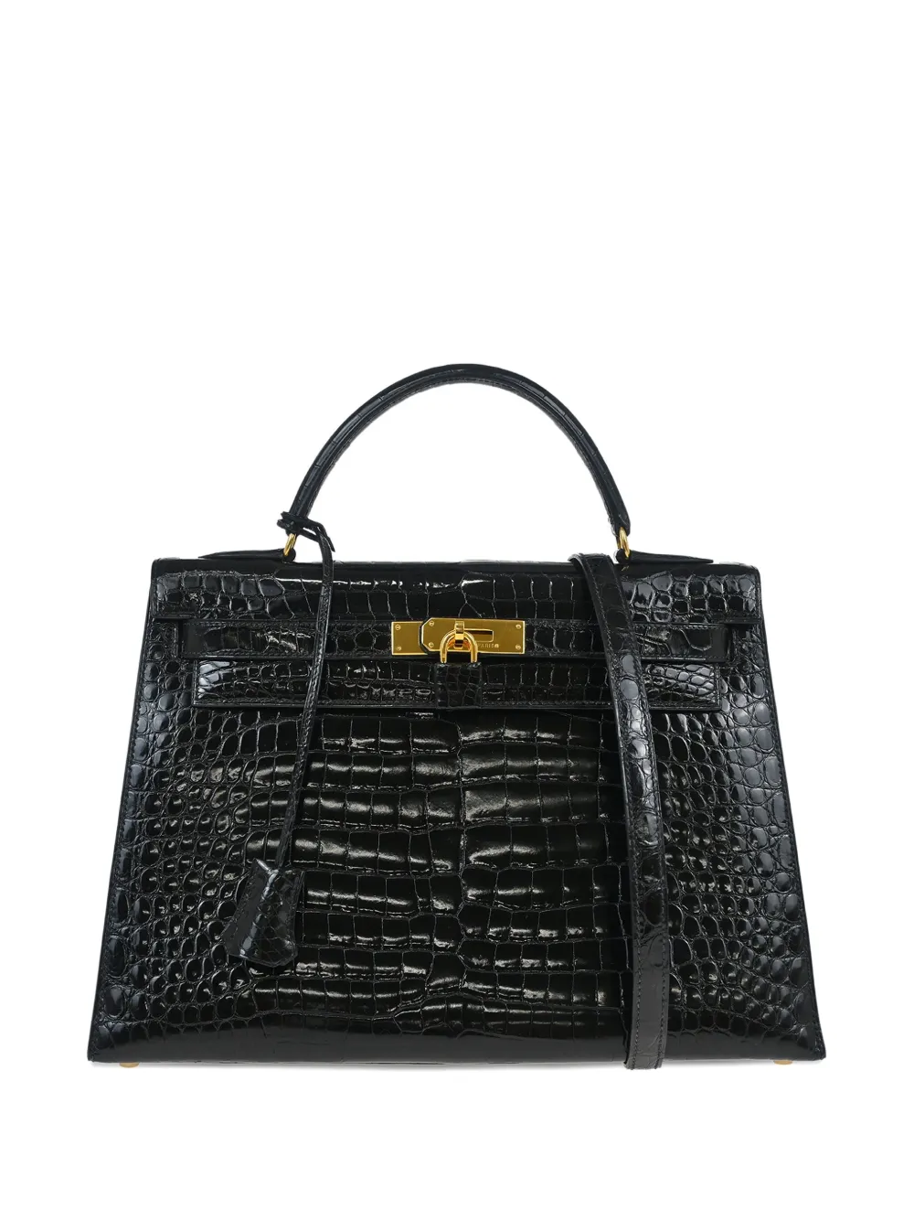 Hermès Pre-Owned 1993 ケリー 32 セリエ ハンドバッグ - ブラック Hermès Pre-Owned 1993 ケリー 32 セリエ ハンドバッグ - ブラック