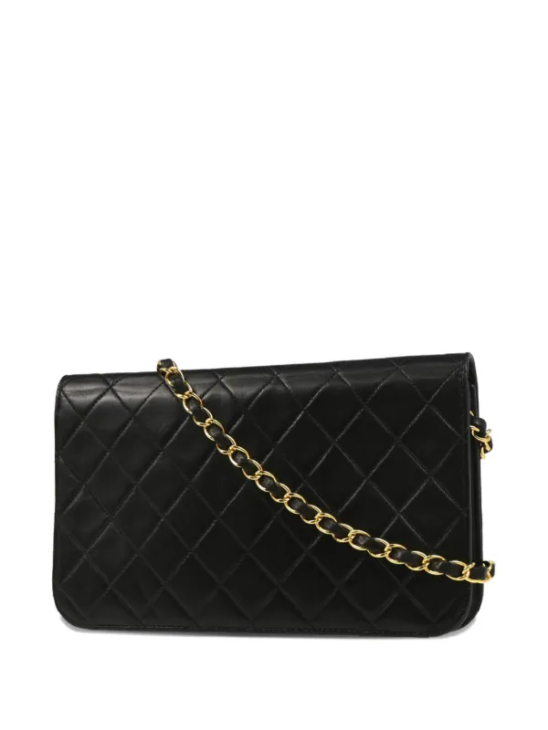 CHANEL Pre-Owned 2005 Small Full Flap Shoulder Bag Black FARFETCH IN