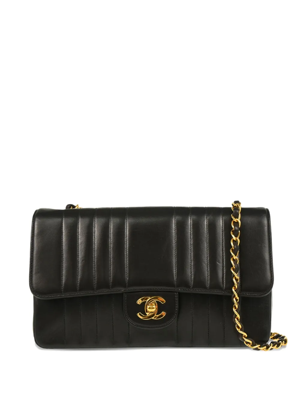 CHANEL Pre-Owned 1992 マドモアゼル ショルダーバッグ - ブラック CHANEL Pre-Owned 1992 マドモアゼル ショルダーバッグ - ブラック