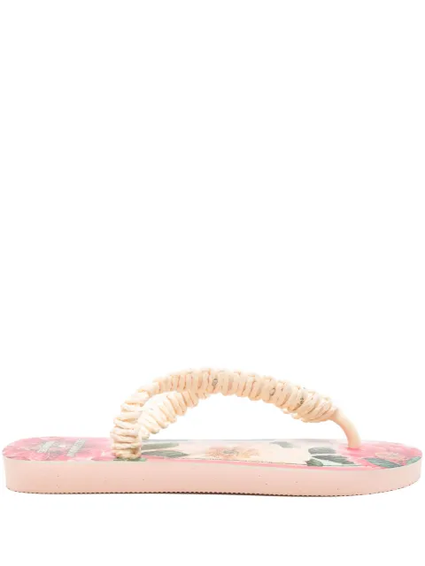 Havaianas x  Dolce&Gabbana flowers flip-flops