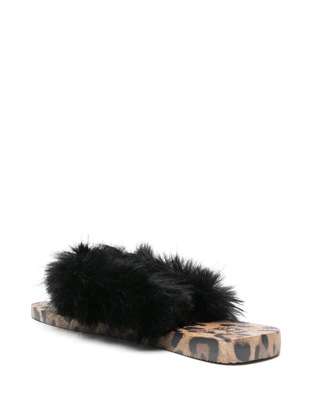 Havaianas x Dolce&Gabbana leopard flip-flops Zwart