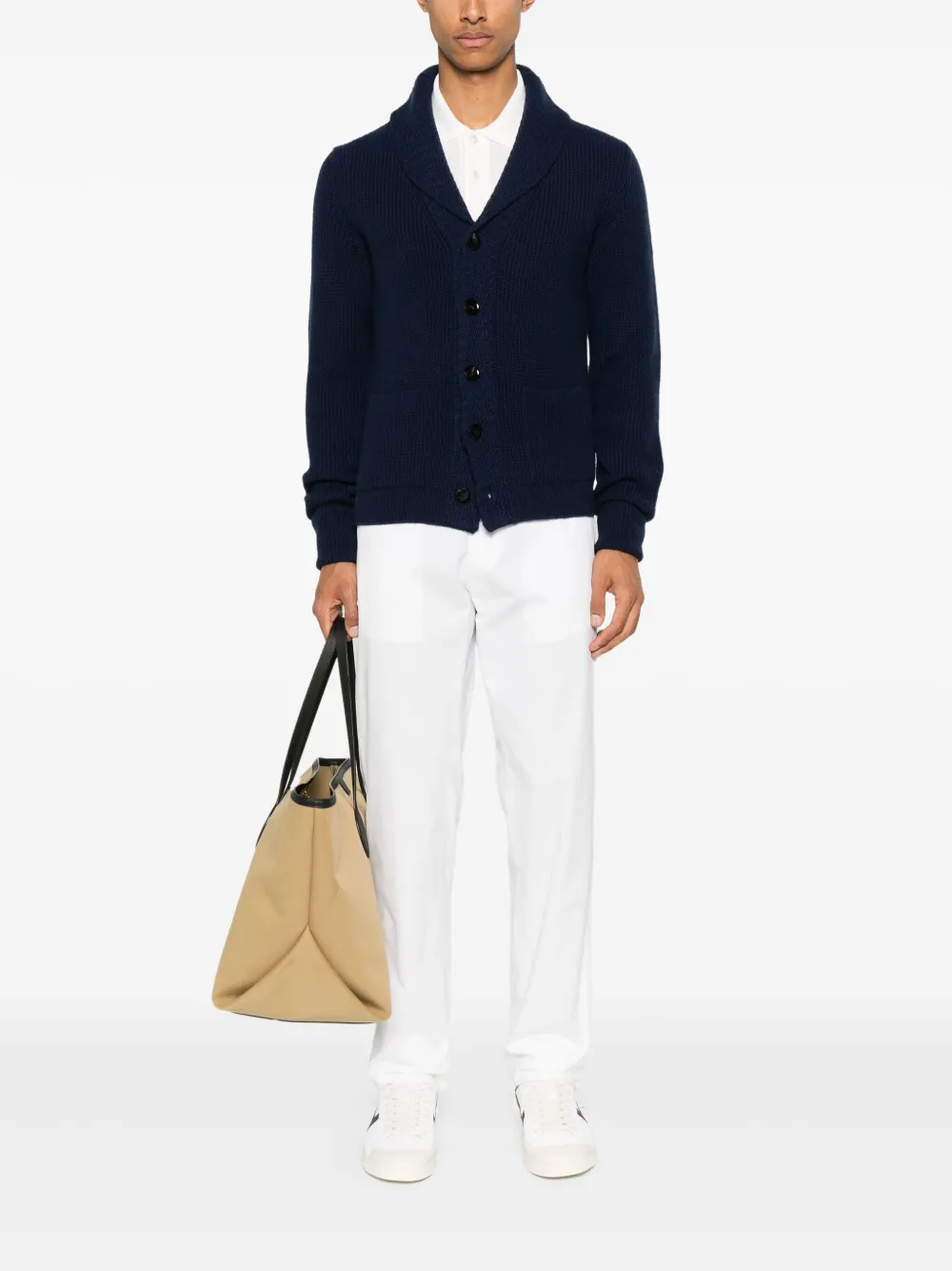 TOM FORD Piqué poloshirt - Wit