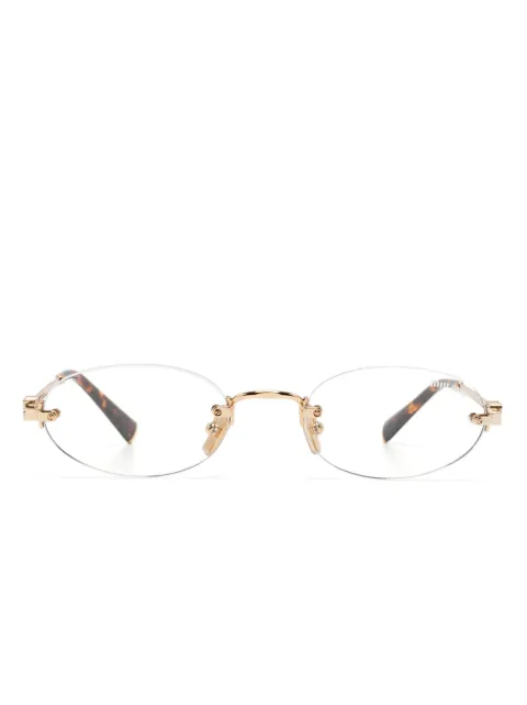 Miu Miu Eyewear rimless-frame glasses