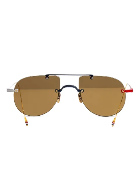 Thom Browne Eyewear pilot-frame sunglasses