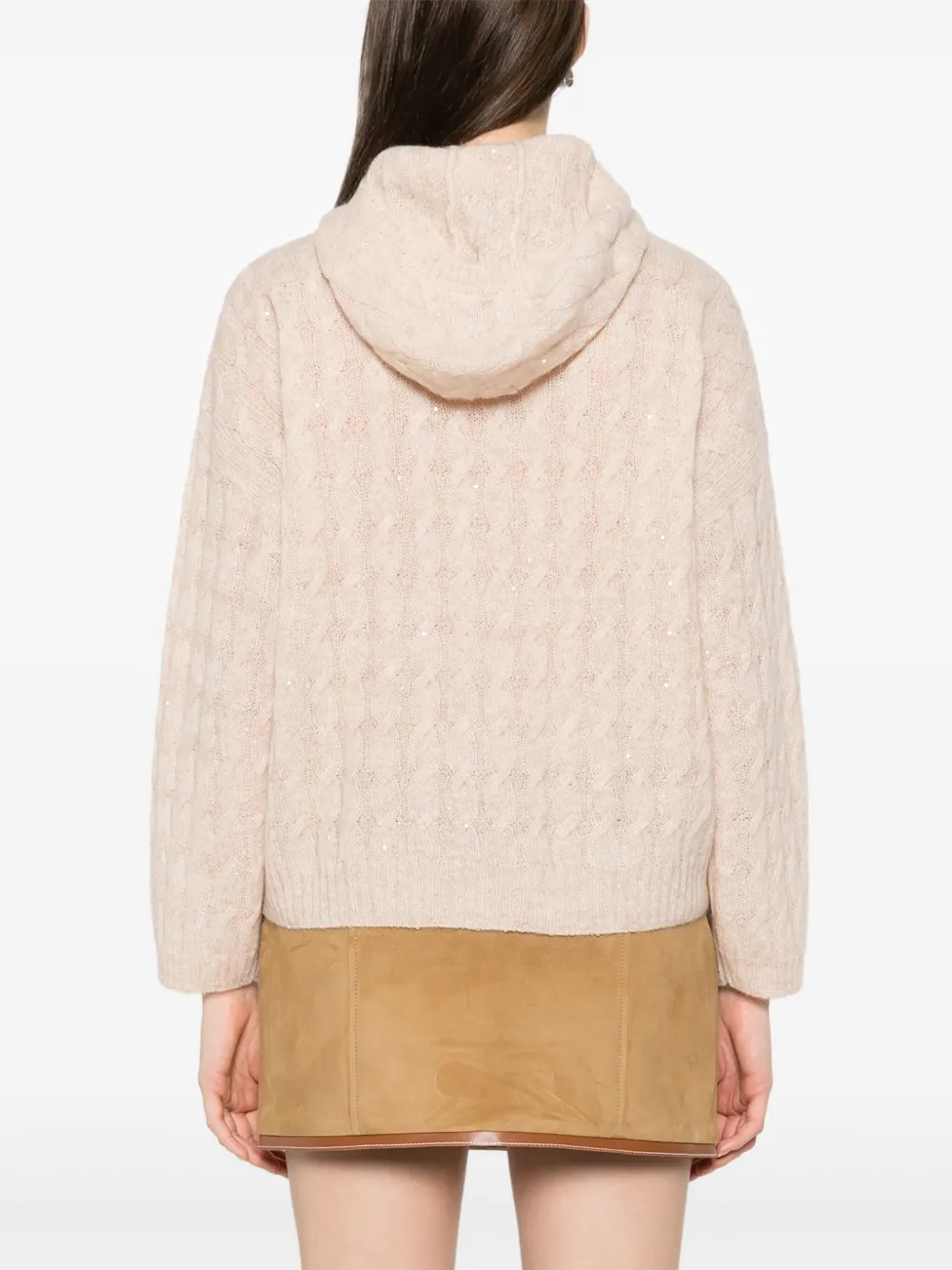 Brunello Cucinelli Trui van mohair-katoenblend Beige