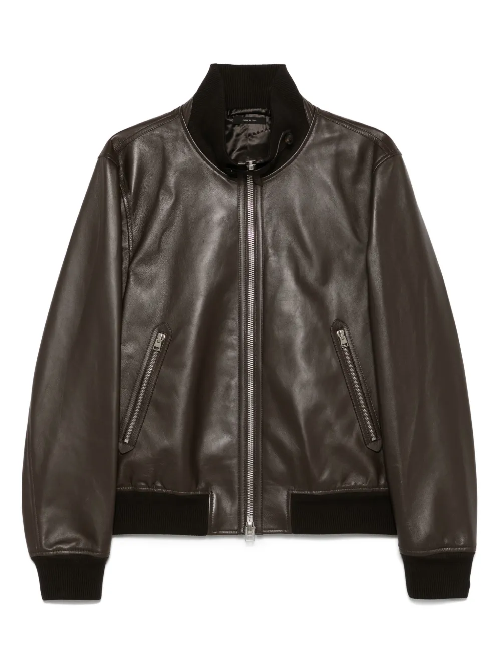 TOM FORD レザージャケット - ブラウン TOM FORD レザージャケット - ブラウン