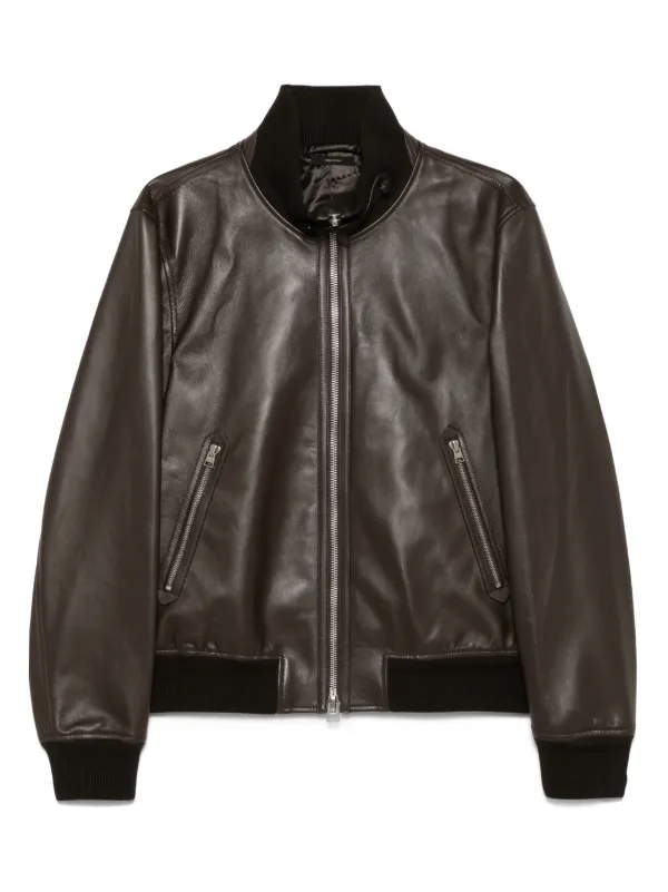 【関税&送料込み】Tom Ford Leather Jacket With Spear Lapel 30211900_59344010_600.jpg