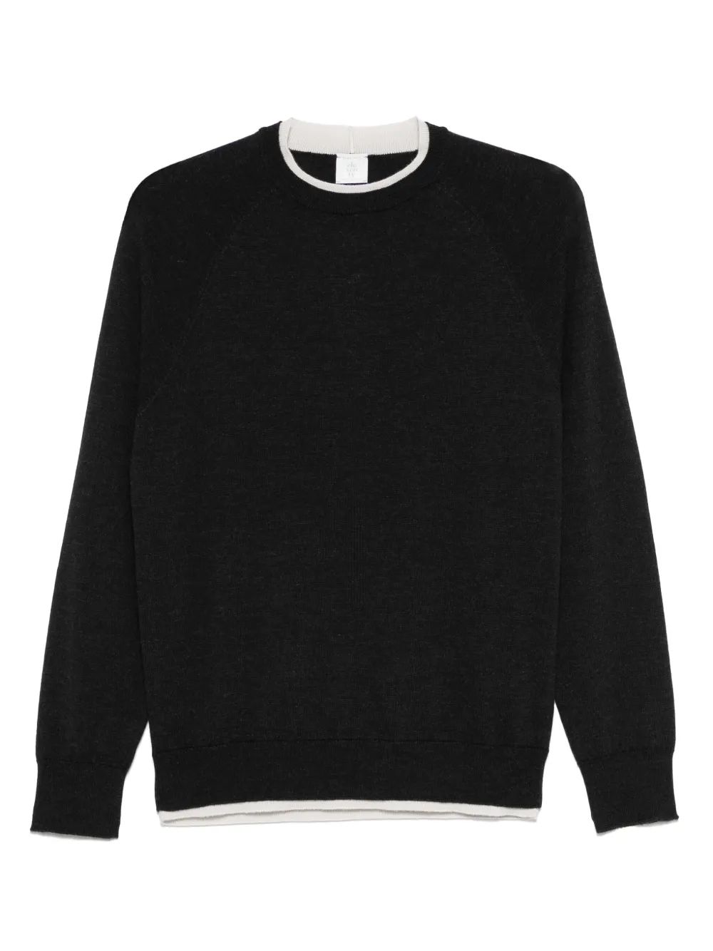 Eleventy contrasting-trim sweater | Grey | Image 1