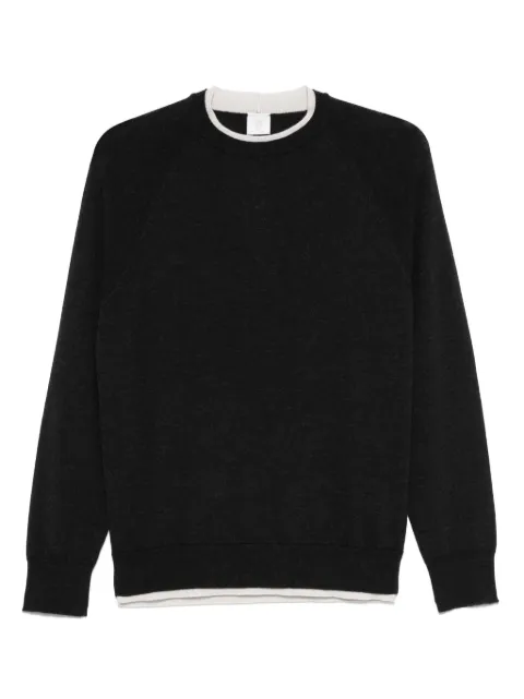 Eleventy contrasting-trim sweater