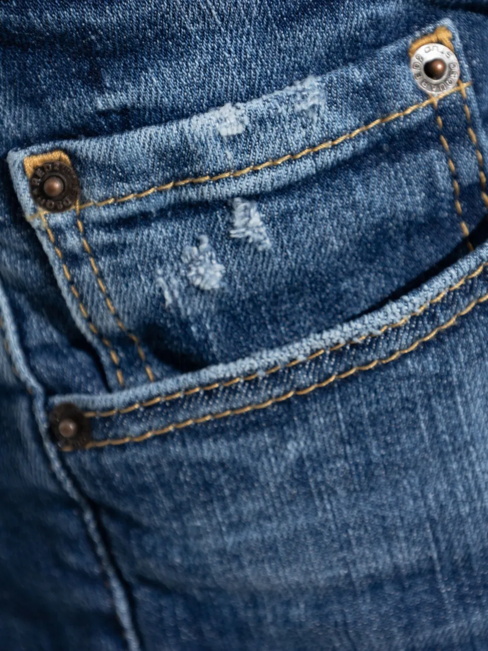 DSQUARED2 Jeans met logo-label Blauw
