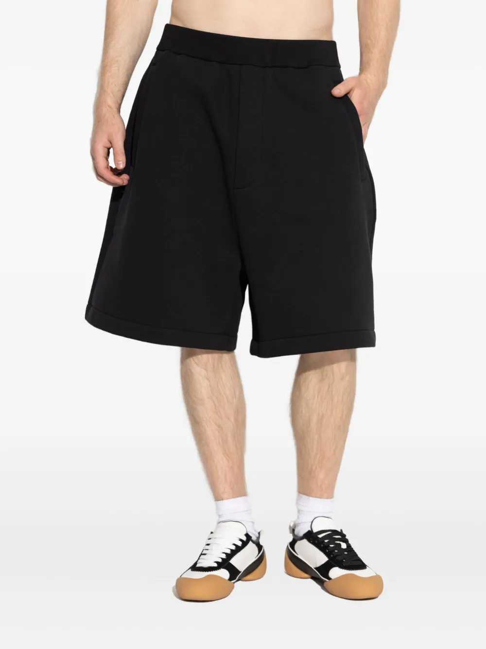 DSQUARED2 Katoenen shorts Zwart