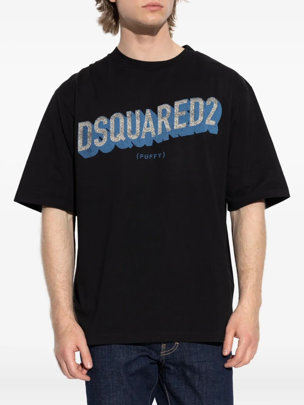 DSQUARED2 Katoenen T-shirt Zwart