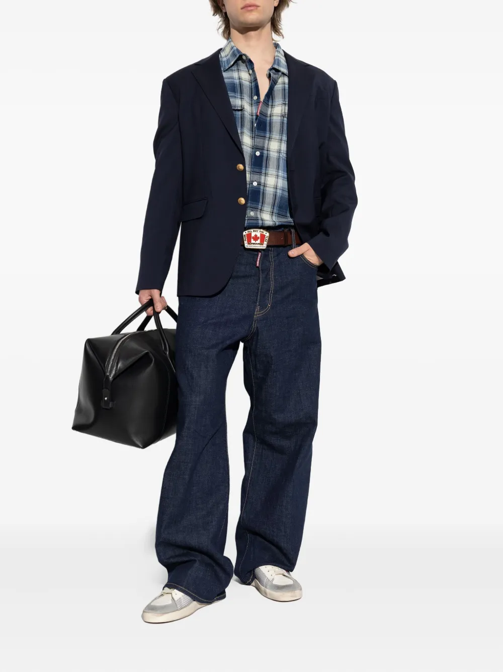 DSQUARED2 wide-leg jeans - Blauw