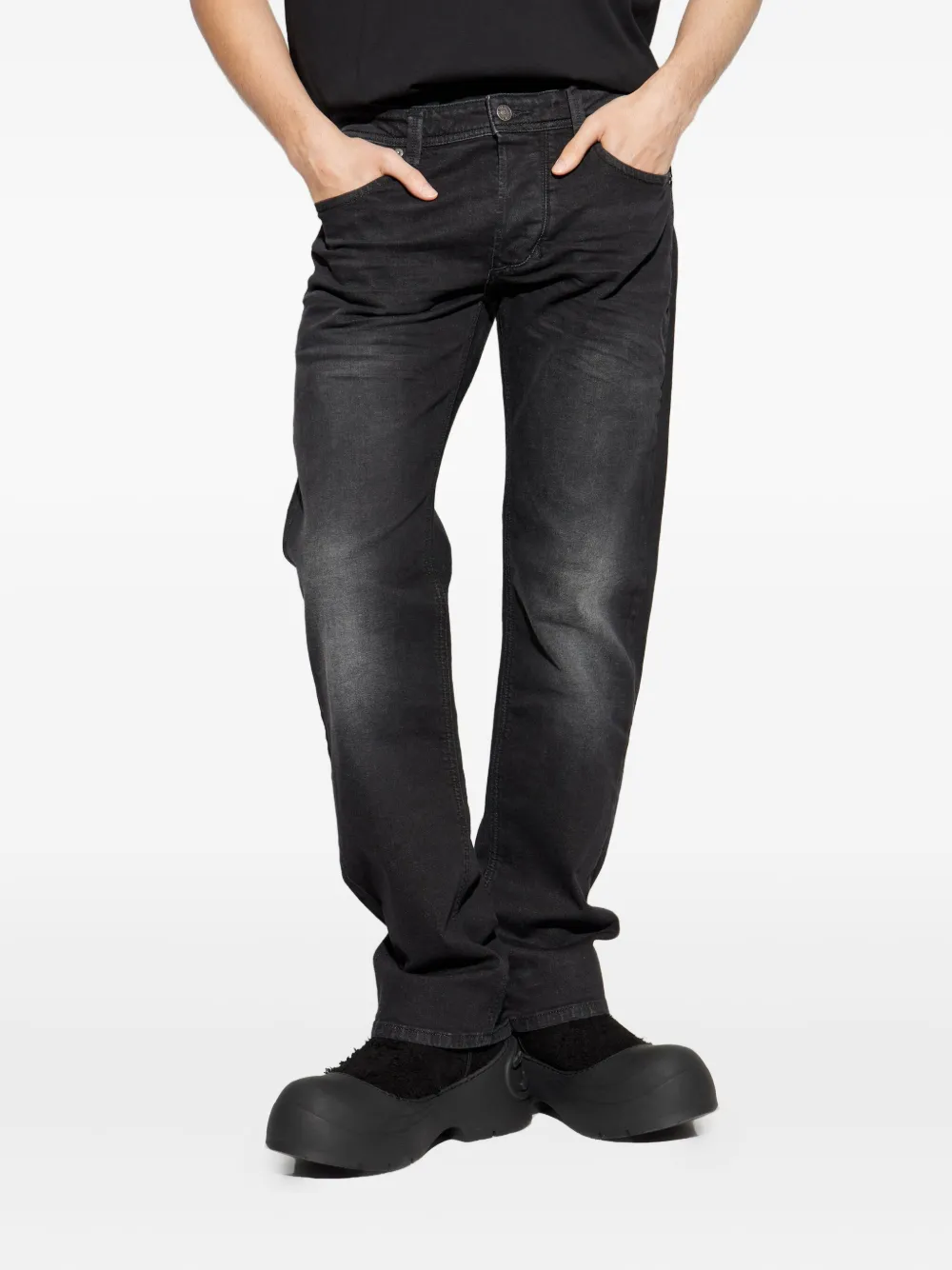 Diesel Straight jeans Zwart