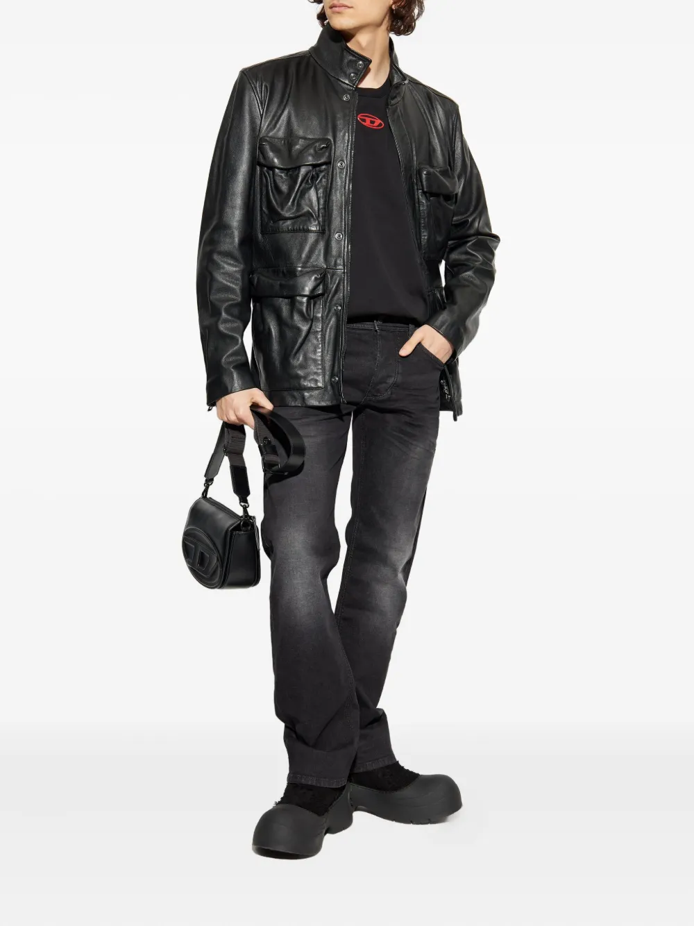 Diesel Straight jeans - Zwart