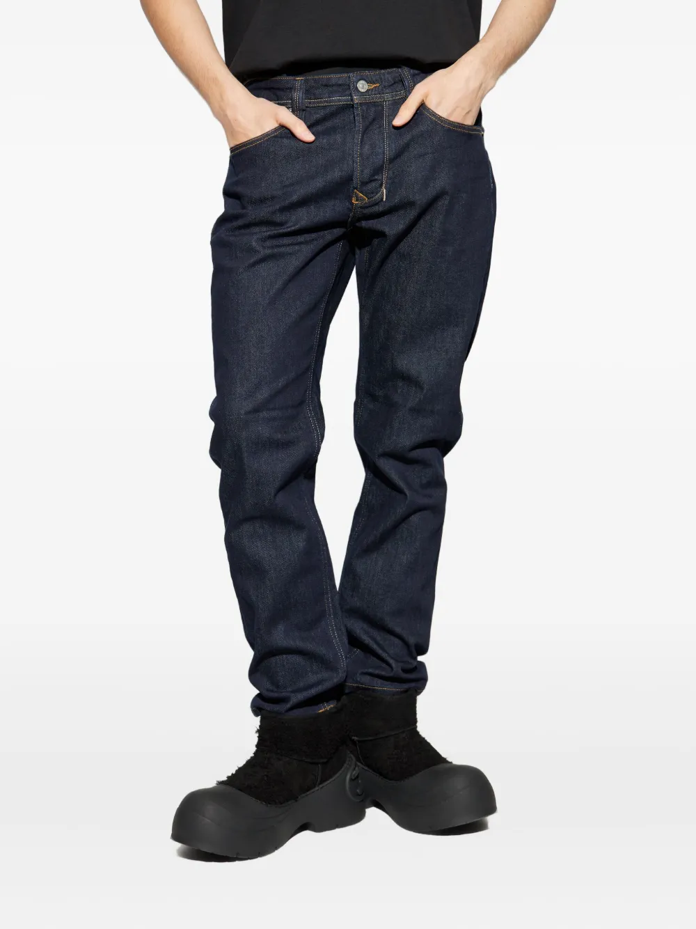 Diesel Straight jeans Blauw