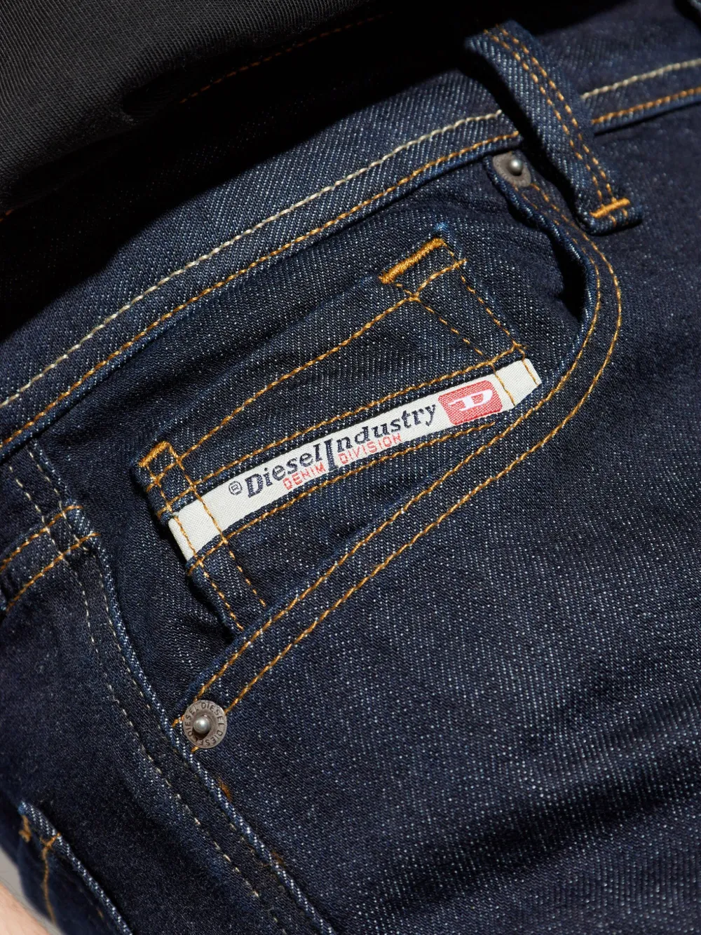 Diesel Straight jeans Blauw