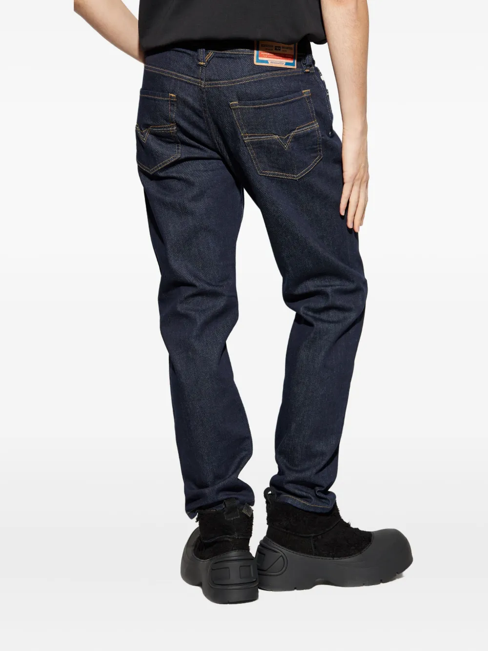 Diesel Straight jeans Blauw