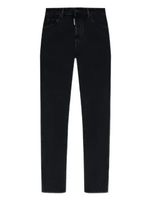DSQUARED2 leather-patch Jeans | Black | FARFETCH
