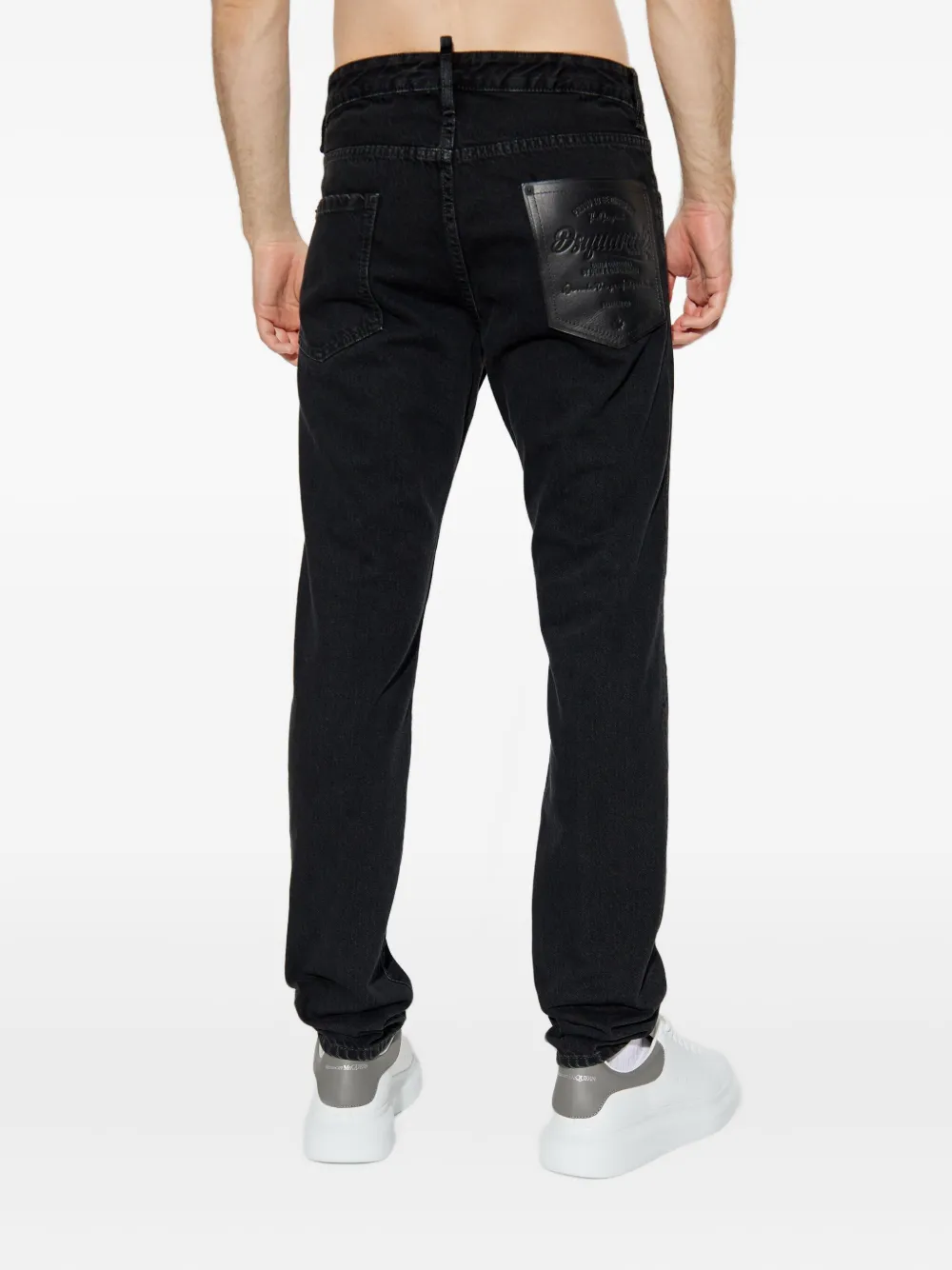 DSQUARED2 Katoenen jeans Zwart