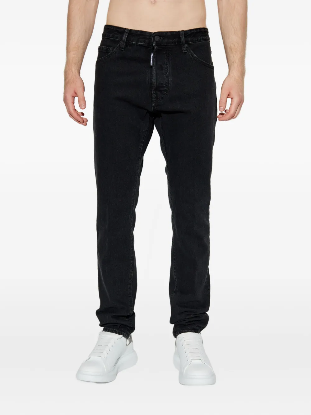 DSQUARED2 Katoenen jeans Zwart