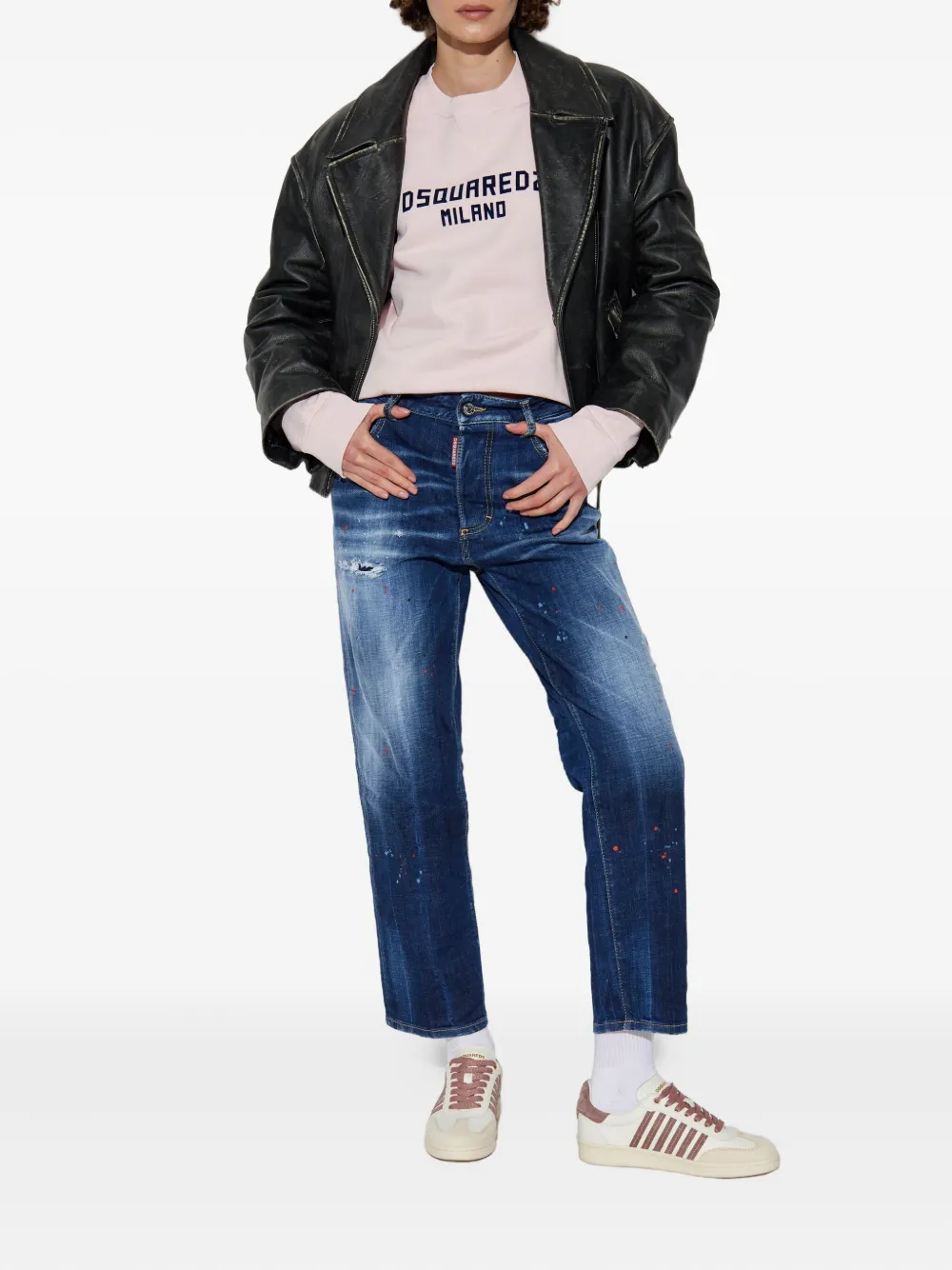 DSQUARED2 Jeans in Distressed-Optik | Cropped-Jeans | Image 2