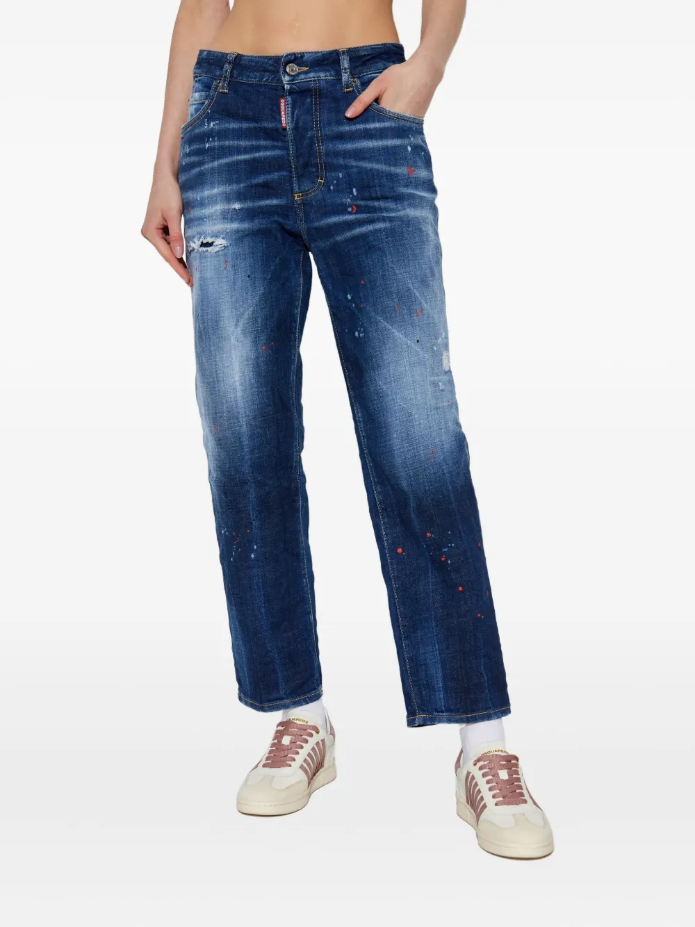 DSQUARED2 Gerafelde jeans Blauw