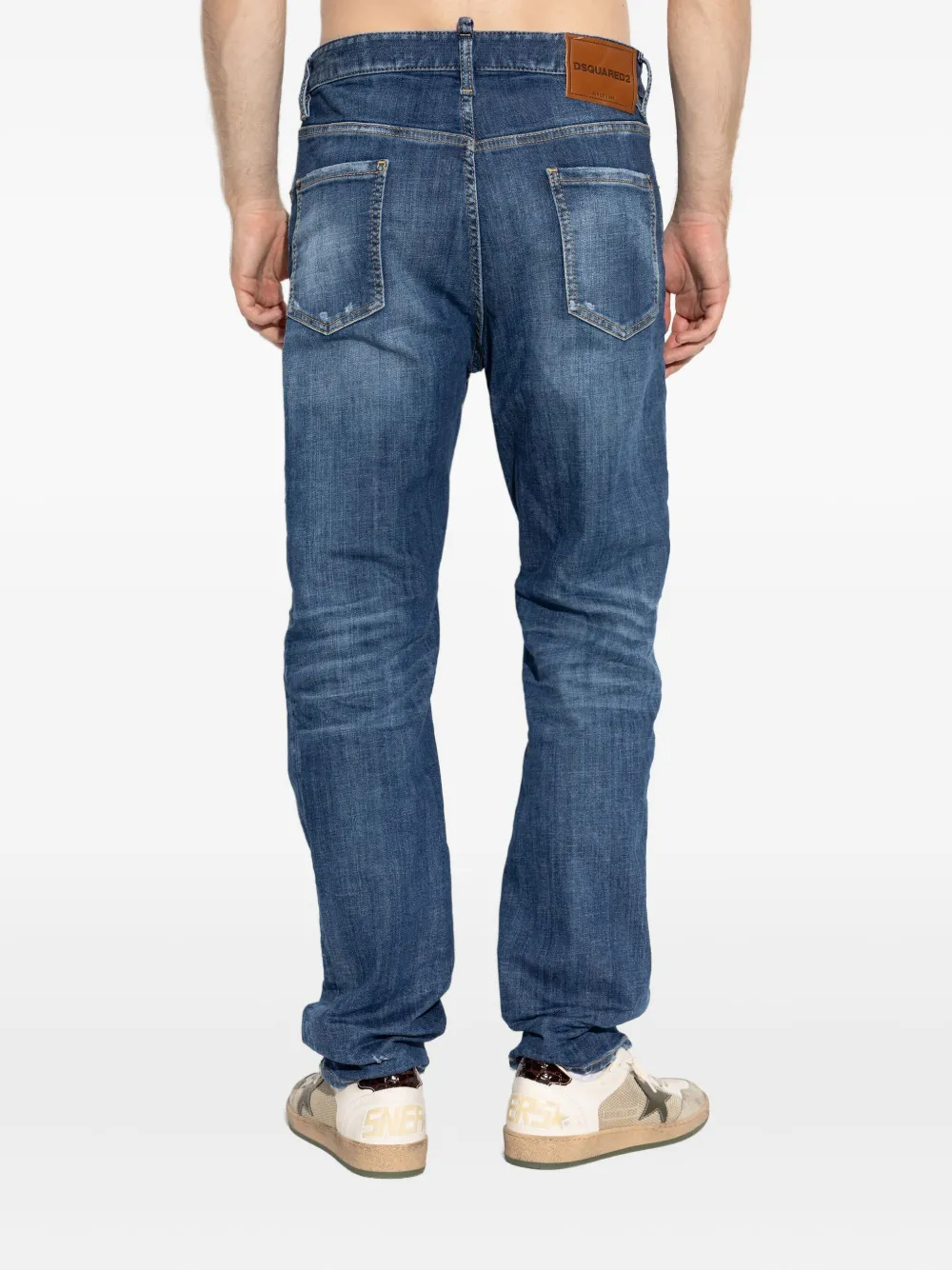 DSQUARED2 Jeans met logo Blauw