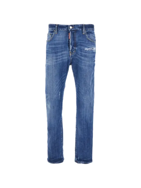 DSQUARED2 jeans 642 desteñidos con marcas de desgaste