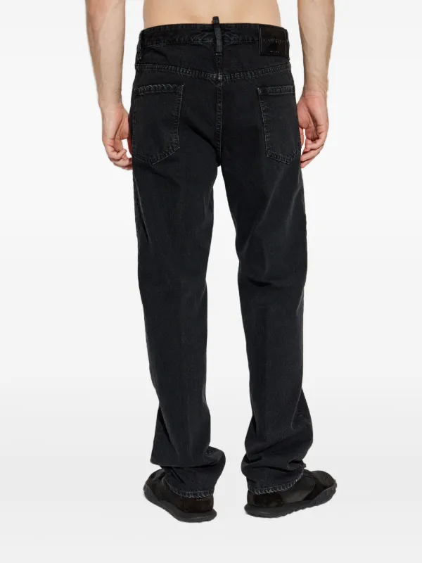 DSQUARED2 コットン ジーンズ | ブラック | FARFETCH JP