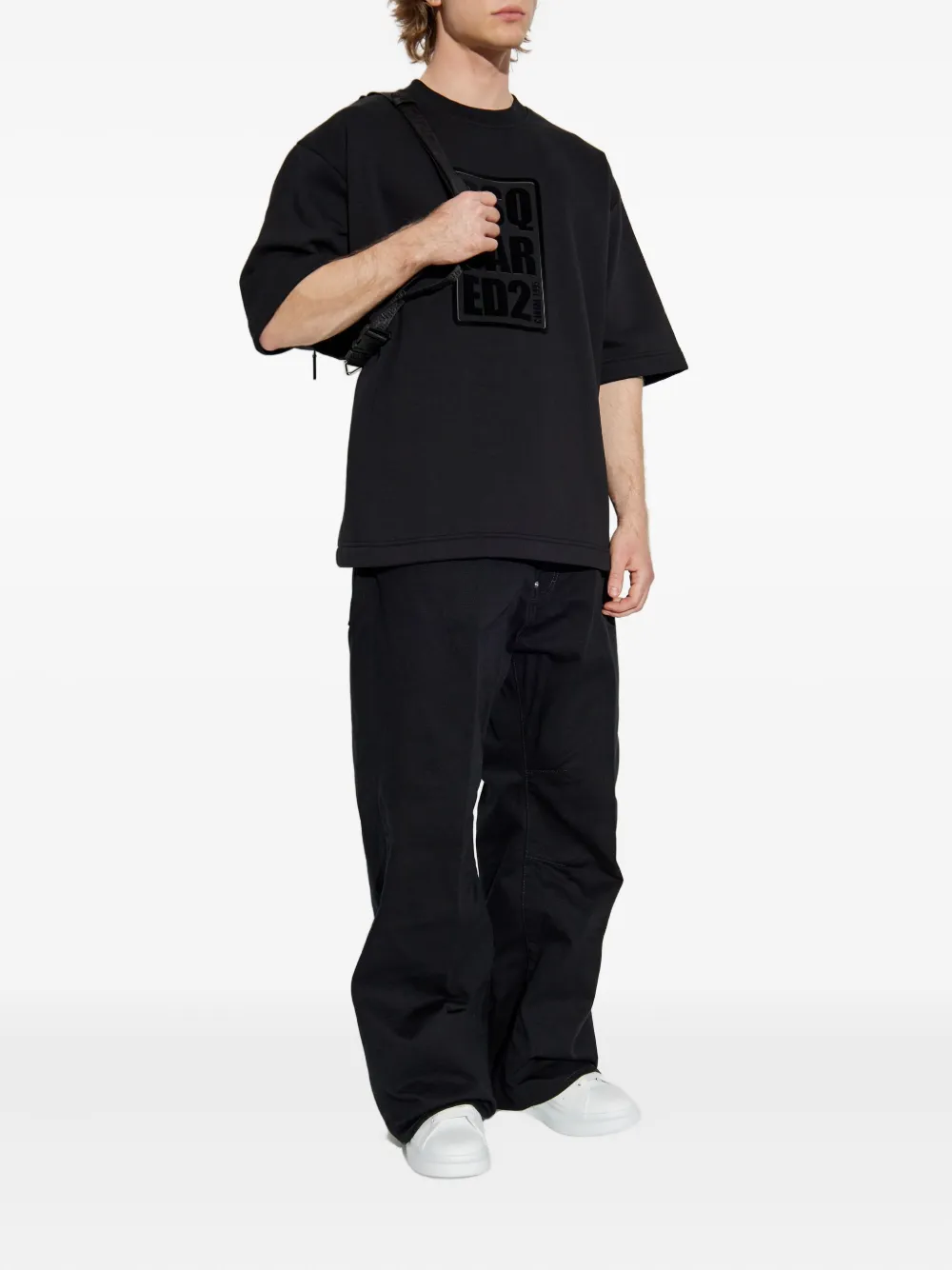 DSQUARED2 cotton jeans - Zwart