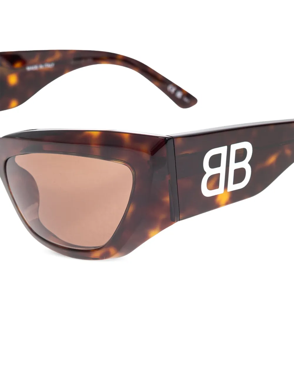 Balenciaga Eyewear Zonnebril met cat-eye montuur Bruin