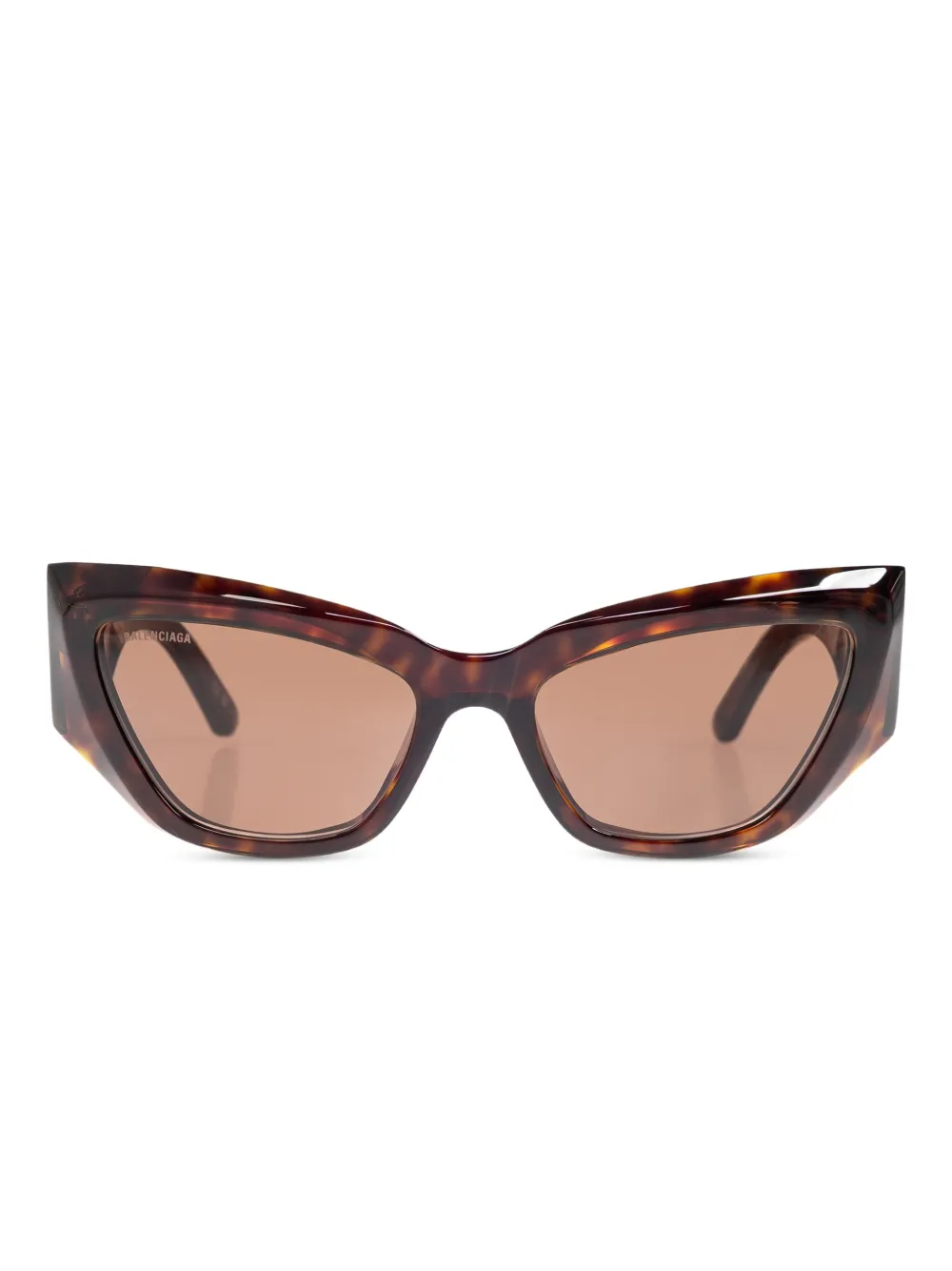 Balenciaga Eyewear Zonnebril met cat-eye montuur Bruin