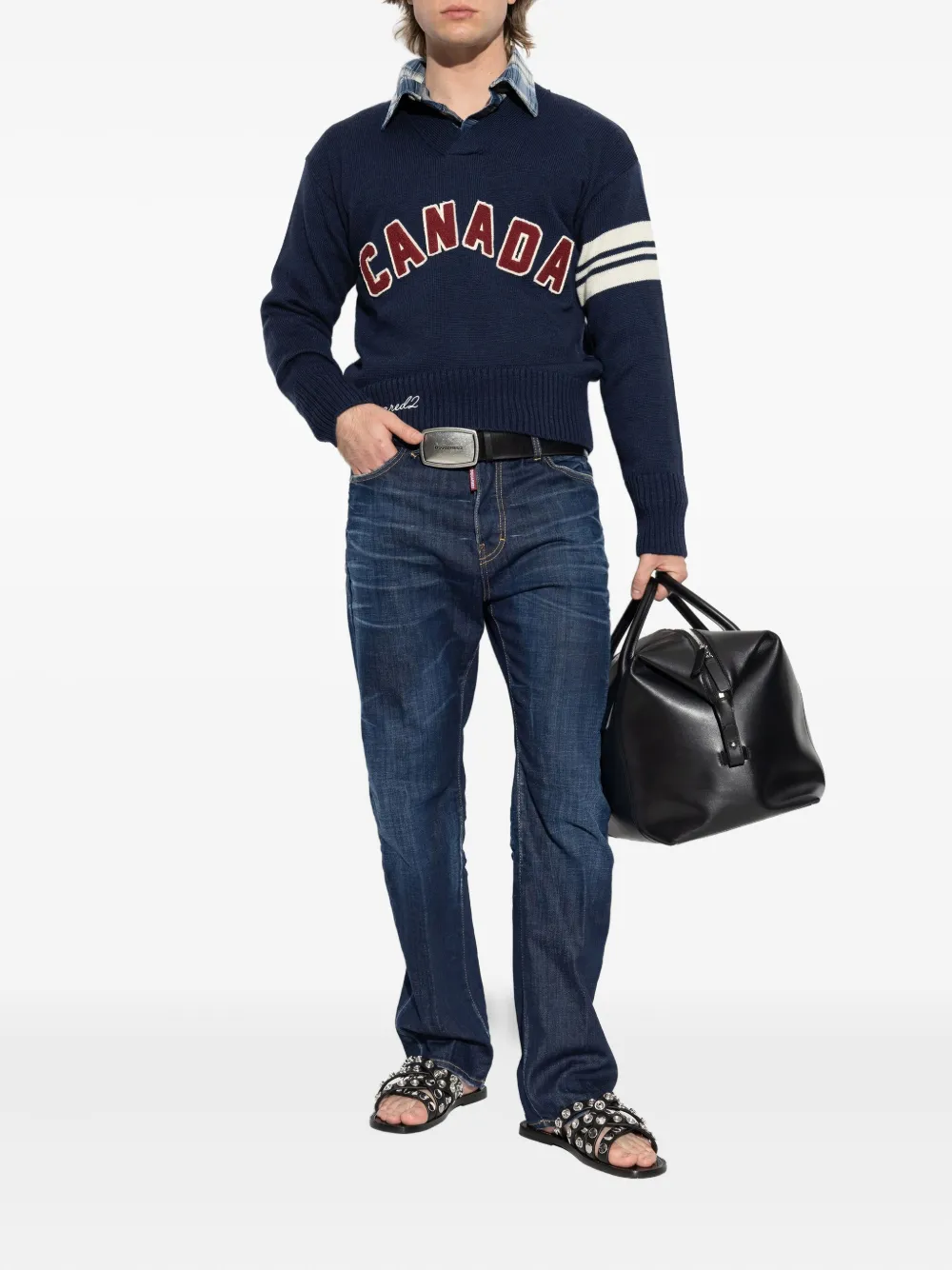 DSQUARED2 cotton jeans - 470 BLUE DENIM