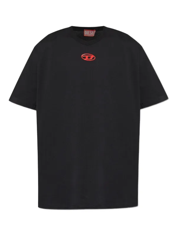 Diesel T-Adjust-Od Cotton T-shirt | Black | FARFETCH