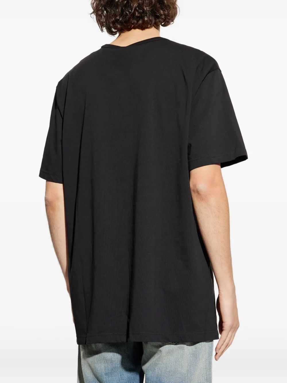 Diesel Katoenen T-shirt Zwart