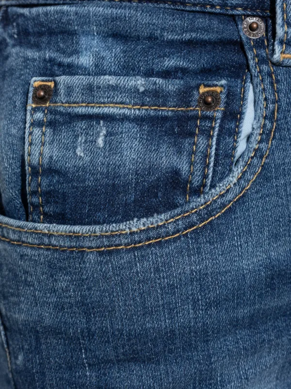 DSQUARED2 ダメージ デニムショーツ | ブルー | FARFETCH JP