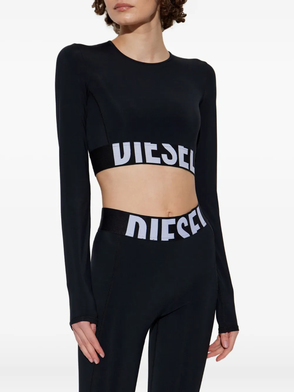 Diesel Melissa-D-Pop top Zwart