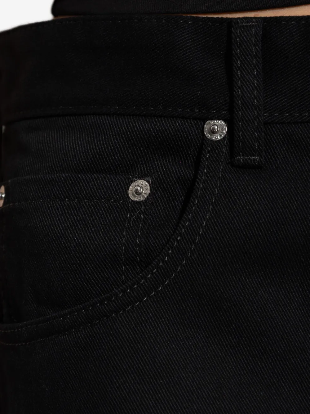 DSQUARED2 Katoenen straight jeans Zwart