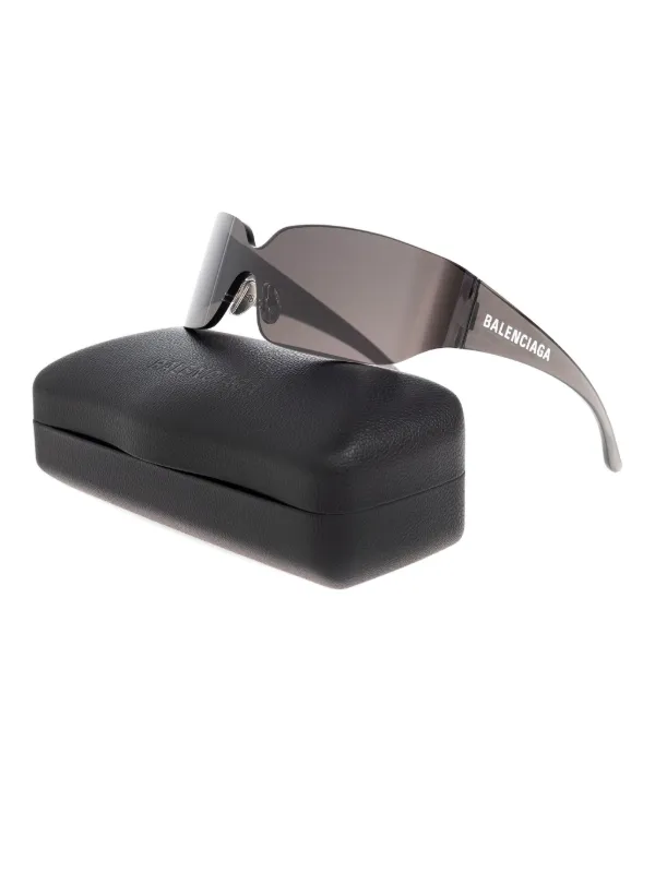 Balenciaga Eyewear Mono Square サングラス | ブラック | FARFETCH JP